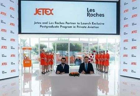 Les Roches Teams up with Jetex to Introduce Postgraduate Program in Private Aviation